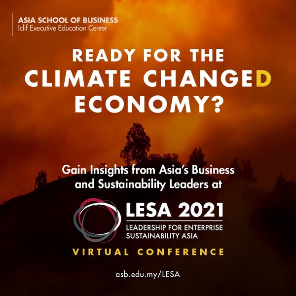 Change starts with you, today. Register now at www.asb.edu.my/lesa Change starts with you, today. Register now at www.asb.edu.my/lesa