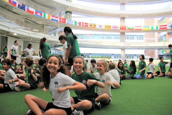 GESS Middle School Students at the School Forum