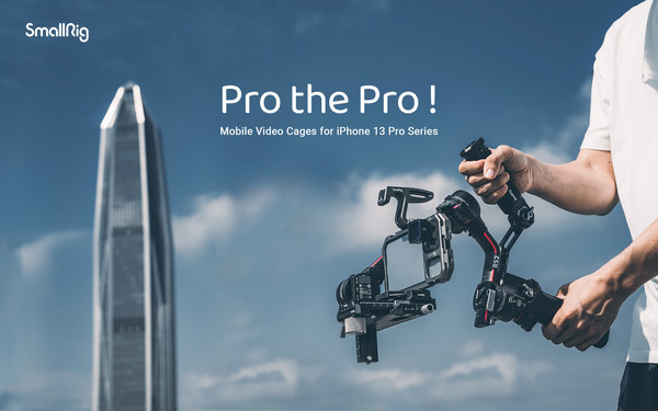 Introducing the SmallRig Mobile Video Cages for the iPhone 13 Pro and iPhone 13 Pro Max, designed to help video content creators get the most out of the iPhone 13 Pro and iPhone 13 Pro Max to create incredible cinematic videos.