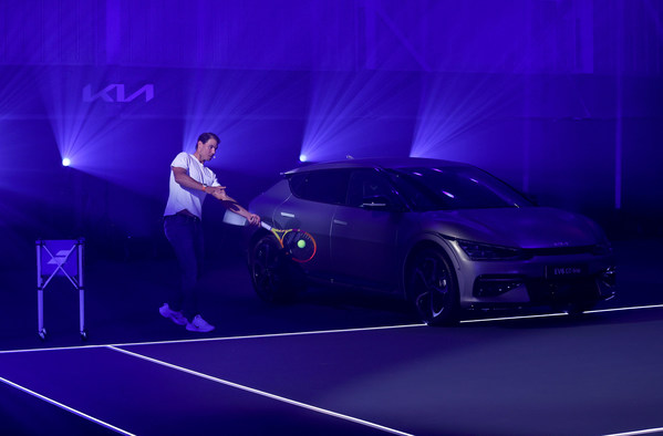 Rafael Nadal and new EV6