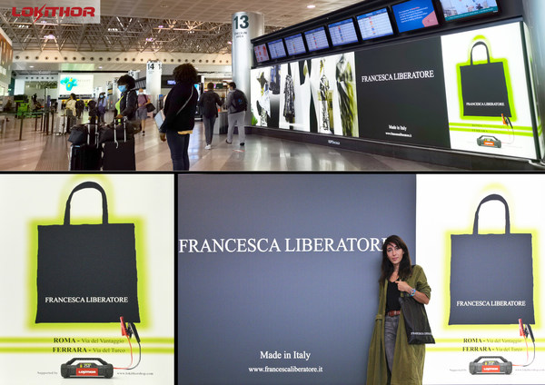 Location: Gate 13 of Malpensa International Airport, Milan, Italy (Billboard); Time Period: 1st September to 1st October, 2021 Location: Gate 13 of Malpensa International Airport, Milan, Italy (Billboard); Time Period: 1st September to 1st October, 2021