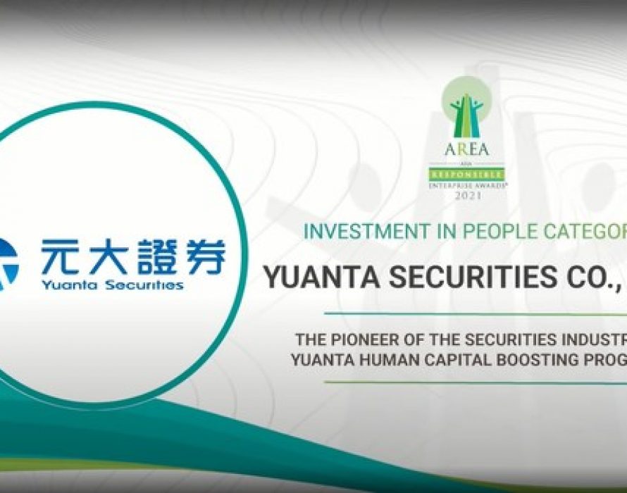 Yuanta Securities Co., Ltd. Awarded for ‘The Pioneer of the Securities Industry-Yuanta Human Capital Boosting Program’ under Investment In People Category