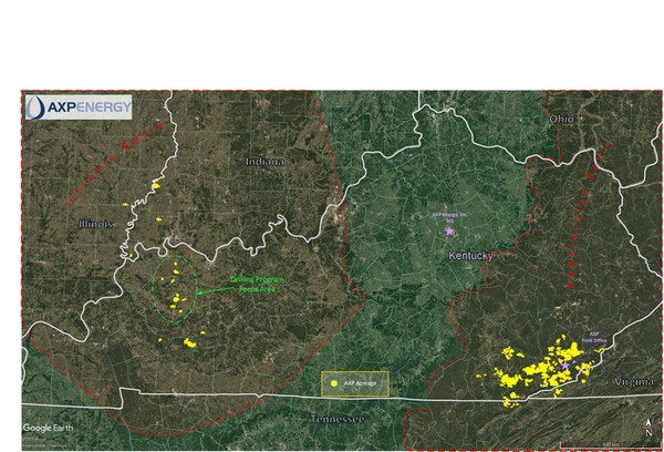 Appalachian and Illinois Basin drilling program focus areas