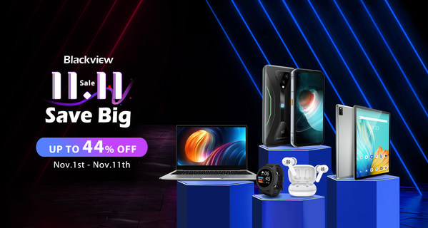 Blackview 11.11 Sale has already kicked off, up to 44% off Blackview 11.11 Sale has already kicked off, up to 44% off