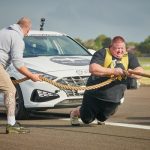 Guinness World Record Attempt: Strongman to Pull Cars with his Teeth in Car Pull for Kids Fundraiser