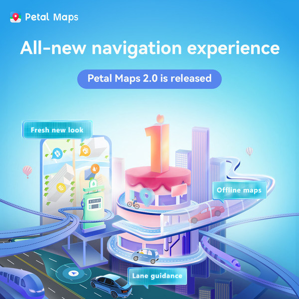 Petal Maps, the map and navigation app developed by Huawei Mobile Services (HMS), announced its latest version update with refreshed UI and new features include ‘Lane Guidance’ and ‘Offline Maps’ to enhance driving experience.