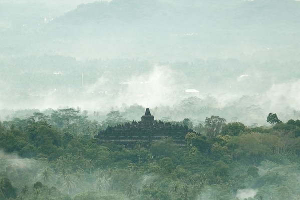 Borobudur Temple, one of the UNESCO Cultural Heritage Sites, is located in Magelang Regency, Central Java, Indonesia. Borobudur Temple, one of the UNESCO Cultural Heritage Sites, is located in Magelang Regency, Central Java, Indonesia.