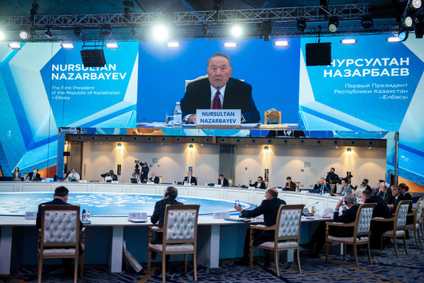 Nursultan Nazarbayev is addressing the members of the GAL session. Nursultan Nazarbayev is addressing the members of the GAL session.