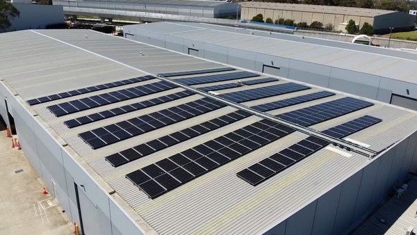 SEA Electric’s 100kW solar power system SEA Electric’s 100kW solar power system