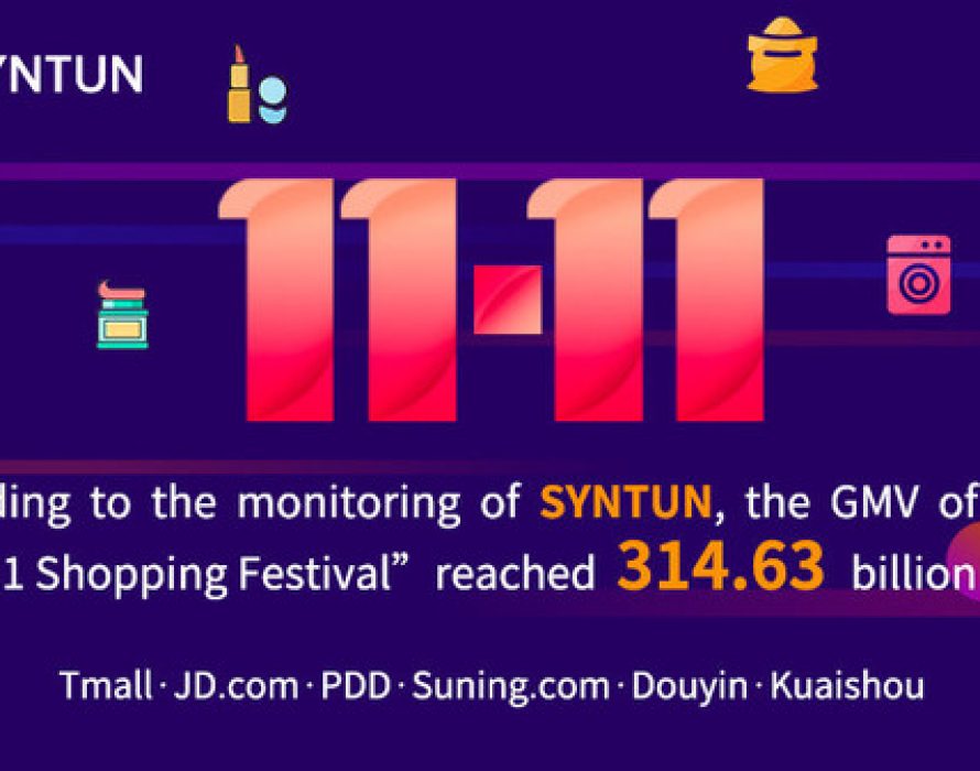“The E-commerce Platforms Sales Report” By Syntun: 2021 Double 11 Shopping Festival, The GMV Reached 314.63 Billion On One Day