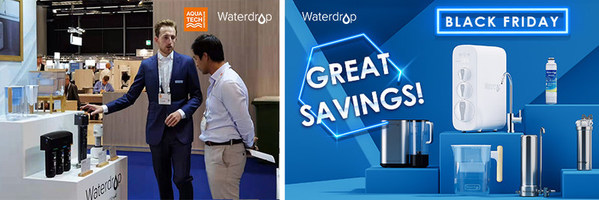 Waterdrop Shines at The Concluded Aquatech Amsterdam Exhibition ahead of The Next Black Friday and Cyber Monday Carnival Season