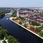 Yangliuqing National Grand Canal Culture Park rising in Tianjin Xiqing District