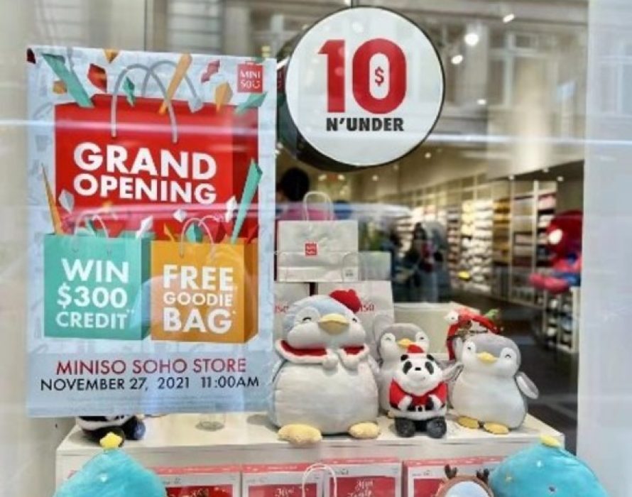 6 store openings on Black Friday – MINISO reinforces “$10 N’ Under” presence in US East Coast