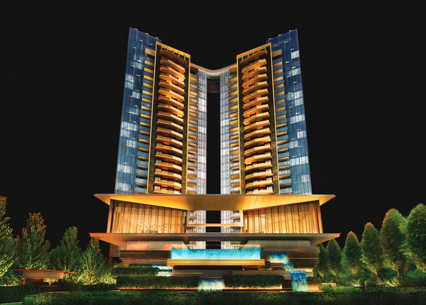 A perspective shot of Perfect Ten