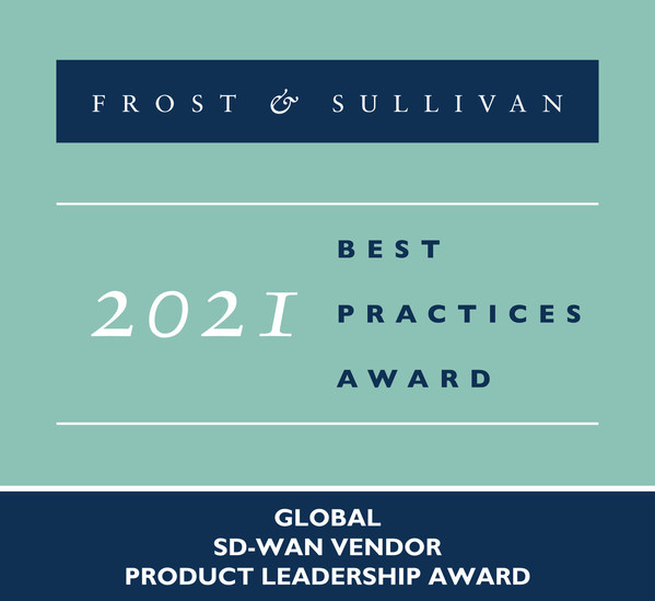 2021 Global SD-WAN Vendor Product Leadership Award