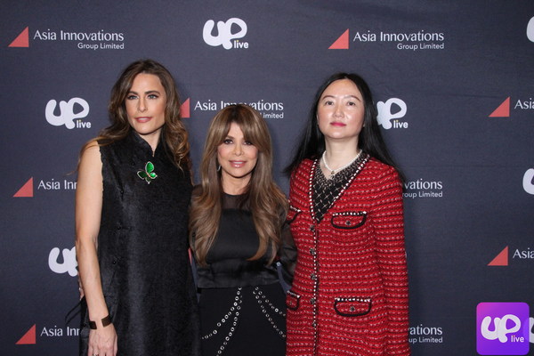 Paula Abdul (middle), Abigail Posner (left), and Christine Xu (right), AIG US CEO. Paula Abdul (middle), Abigail Posner (left), and Christine Xu (right), AIG US CEO.