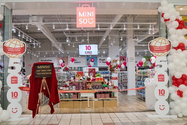 MINISO’s 5,000th global store in Boston, Massachusetts
