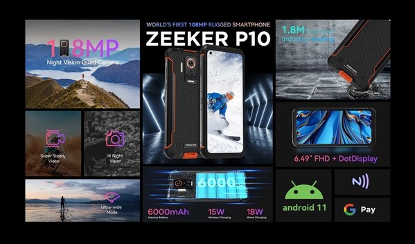 Features of ZEEKER P10