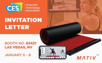 Omolle to Debut Ultimate Interactive Workout Mat “MATIV” at CES 2022