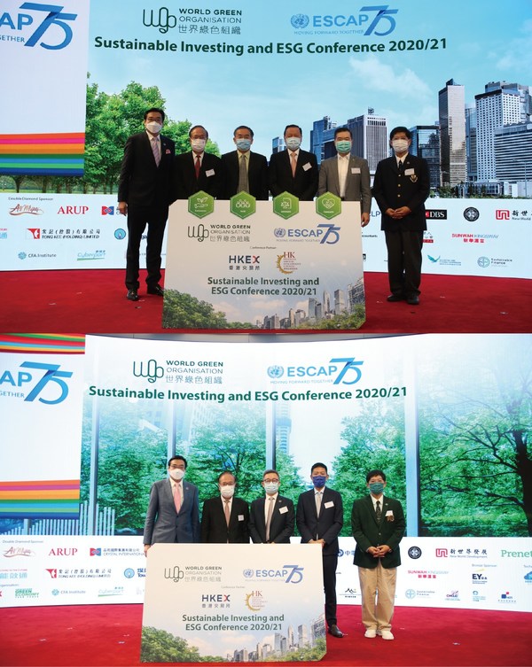 The United Nations Economic and Social Commission for Asia and the Pacific (UNESCAP), World Green Organisation (WGO) Co-present: Sustainable Investing and ESG International Conference 2021
