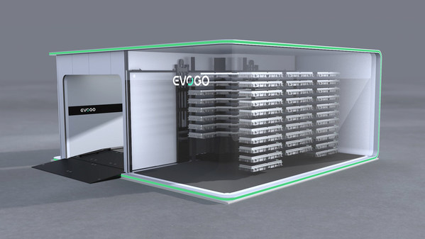 EVOGO Fast Battery Swap Station EVOGO Fast Battery Swap Station