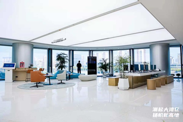 The interior space of the Qianhai International Talent Hub.
