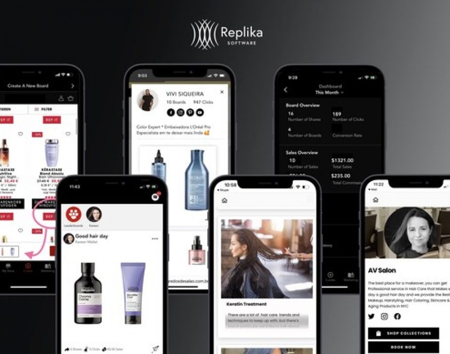 REPLIKA SOFTWARE INC. PARTNERS WITH L’OREAL’S PROFESSIONNEL PRODUCTS DIVISION TO OFFER DIGITAL NEW DIRECT-TO-CONSUMER CAPABILITIES TO THEIR NETWORK OF SALONS & HAIRSTYLISTS AROUND THE GLOBE