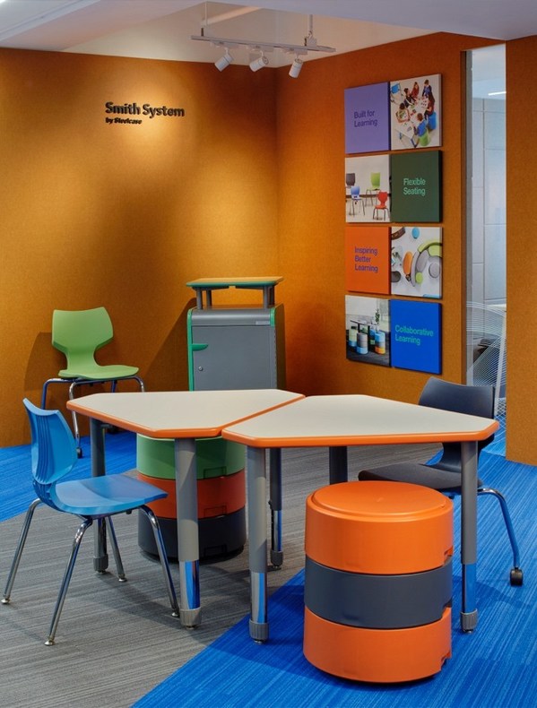 Visitors will experience inspiring applications curated to showcase K-12 school environments at Gimie’s showroom. Visitors will experience inspiring applications curated to showcase K-12 school environments at Gimie’s showroom.