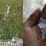 Hailstorm damages 40 houses in Kampung Kebun Bunga