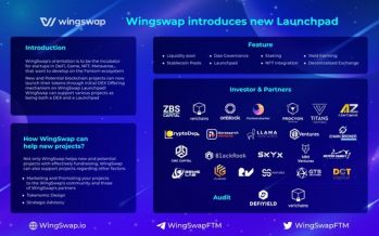 WingSwap: The first Decentralized Exchange that integrates Launchpad on Fantom Ecosystem