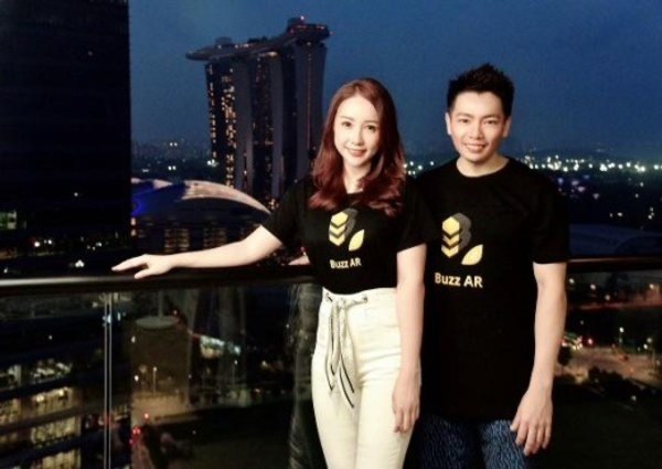 BuzzAR’s Ken Lim and Bell Beh, childhood friends turned co-founders BuzzAR’s Ken Lim and Bell Beh, childhood friends turned co-founders