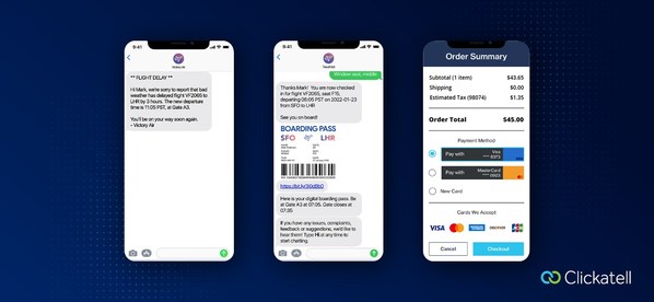 In the travel industry, chat commerce provides customers with quick support, simple self-service options, and secure transactions. In the travel industry, chat commerce provides customers with quick support, simple self-service options, and secure transactions.