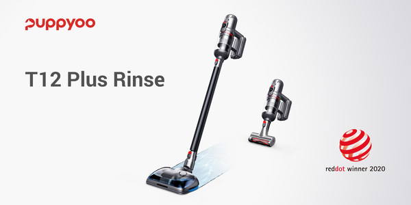 Puppyoo T12 Plus Rinse Mopping Vacuum Cleaner
