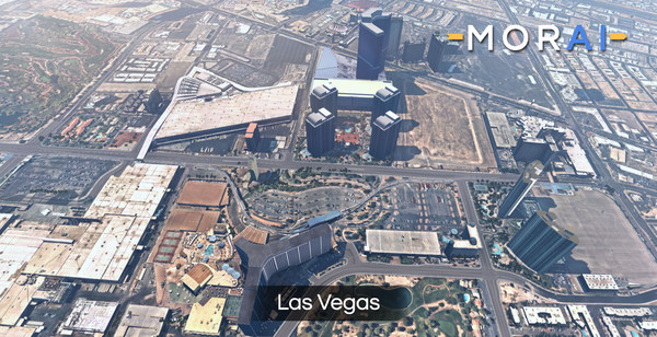 Digital Twin Environment generated from MORAI SIM – Las Vegas, NV Digital Twin Environment generated from MORAI SIM – Las Vegas, NV