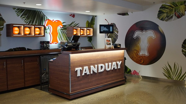 Leading Philippine rum maker Tanduay recently opened the Tanduay City View Lounge at the Minnesota Timberwolves’ Target Center. Timberwolves fans can order any of the Tanduay-inspired cocktails such as the Tanduay New Fashion (Tanduay Gold Rum with cherry and bitters) and Tanduay Tropic Tease (Tanduay Silver Rum with a splash of pineapple and cranberry juice). Leading Philippine rum maker Tanduay recently opened the Tanduay City View Lounge at the Minnesota Timberwolves’ Target Center. Timberwolves fans can order any of the Tanduay-inspired cocktails such as the Tanduay New Fashion (Tanduay Gold Rum with cherry and bitters) and Tanduay Tropic Tease (Tanduay Silver Rum with a splash of pineapple and cranberry juice).