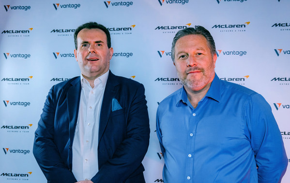 David Shayer, CEO, Vantage UK, and Zak Brown, CEO, McLaren Racing David Shayer, CEO, Vantage UK, and Zak Brown, CEO, McLaren Racing