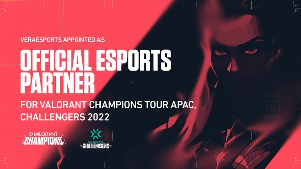 VeraEsports Appointed as Official Esports Partner for VALORANT Champions Tour APAC, Challengers 2022 VeraEsports Appointed as Official Esports Partner for VALORANT Champions Tour APAC, Challengers 2022