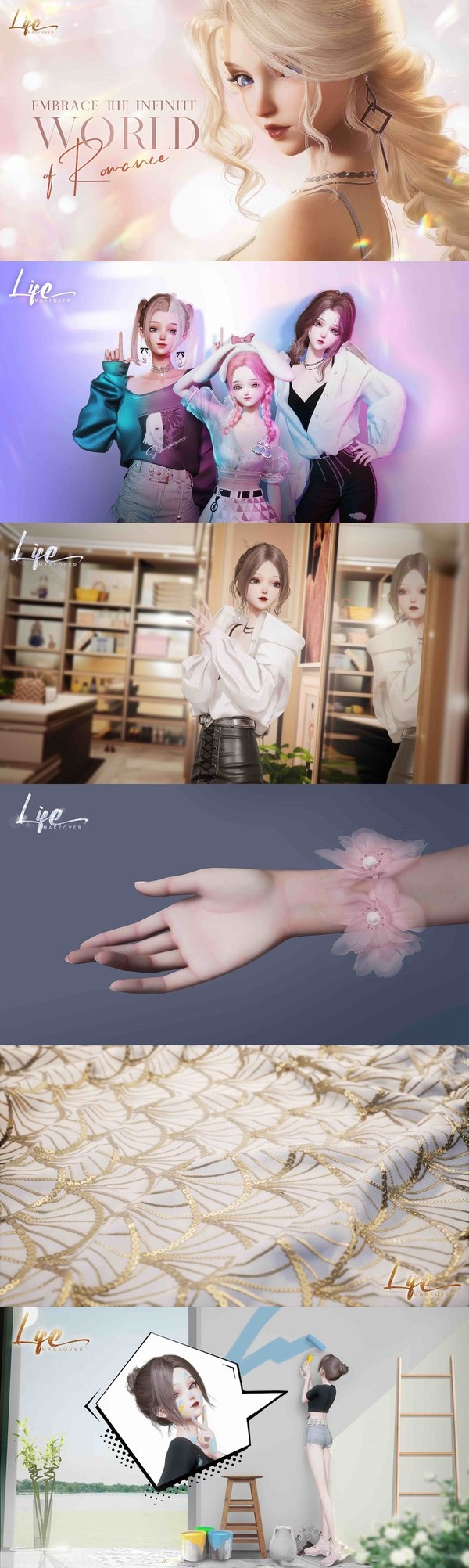 Life Makeover is a limitless dress-up and life simulation game, packed with gorgeous graphics and beautiful characters, offering a variety of ways to play and a high degree of freedom.