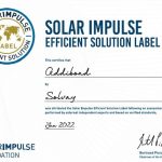 Addibond™ obtains Solar Impulse Efficient Solution Label