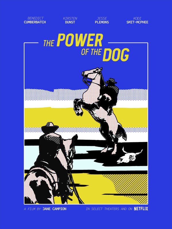 "The Power Of The Dog" by Natalie Wilson/Shutterstock with artist inspiration from Roy Lichtenstein