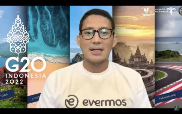 Minister of Tourism and Creative Economy, Sandiaga Uno Presents Evermos' New Identity at Press Conference Minister of Tourism and Creative Economy, Sandiaga Uno Presents Evermos' New Identity at Press Conference