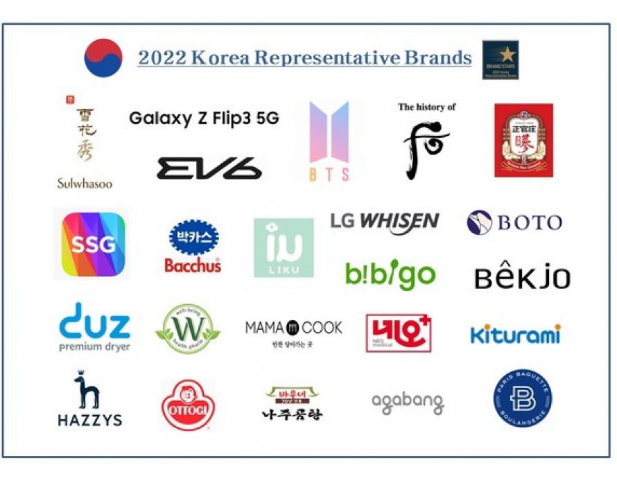 Brandstars Announces ‘2022 Korea Representative Brand’