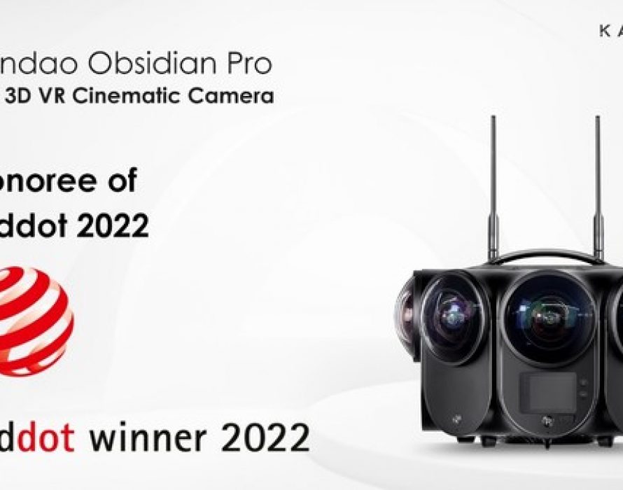 Kandao Obsidian Pro Wins Red Dot Award for Being the First Cinematic 12K 3D Panoramic VR Camera