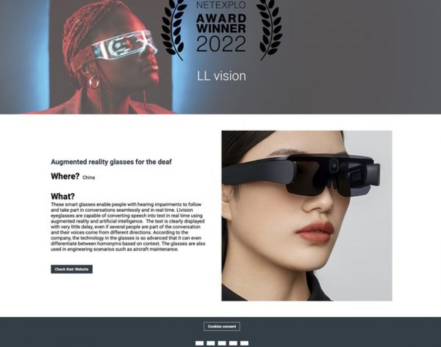 LLVision — The Chinese AR technology company won the Award of Netexplo Global Innovation at 15th UNESCO Netexplo Innovation Forum