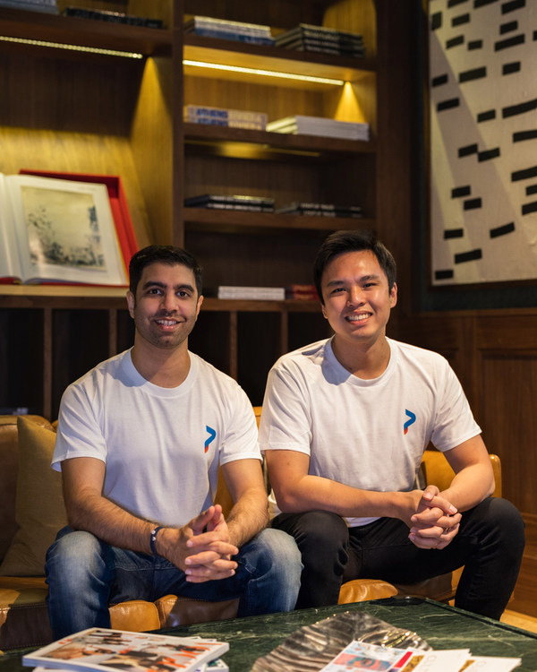 Payd founders Darvesh Daswani (left) and Justin Kong / Photo credit: Payd