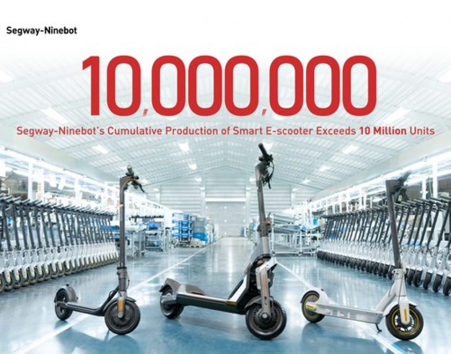Segway-Ninebot’s Smart E-Scooter Production Surpasses 10 Million Units