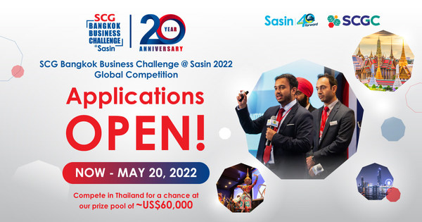 University students invited to apply to compete in the SCG Bangkok Business Challenge @ Sasin 2022 – Global Competition