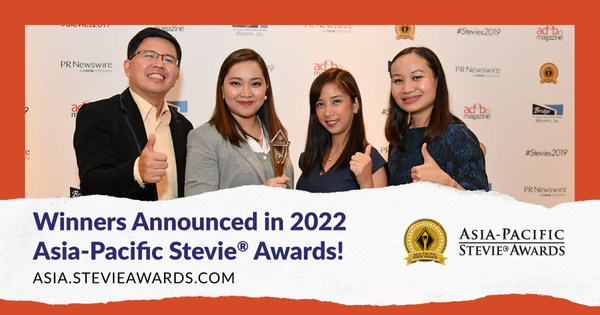 The 2022 Asia-Pacific Stevie Awards have recognized organizations in 22 markets in the APAC region.