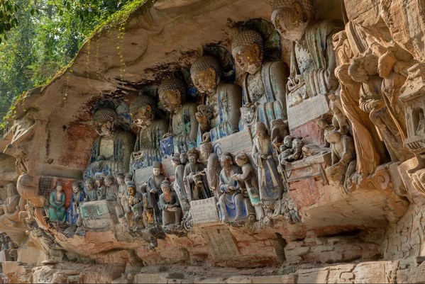 Baoding Mountain of Dazu Rock Carvings. (Photo/ Luo Guojia)