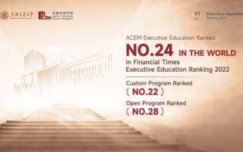 ACEM Ranked 24th in the World in FT Executive Education Ranking 2022